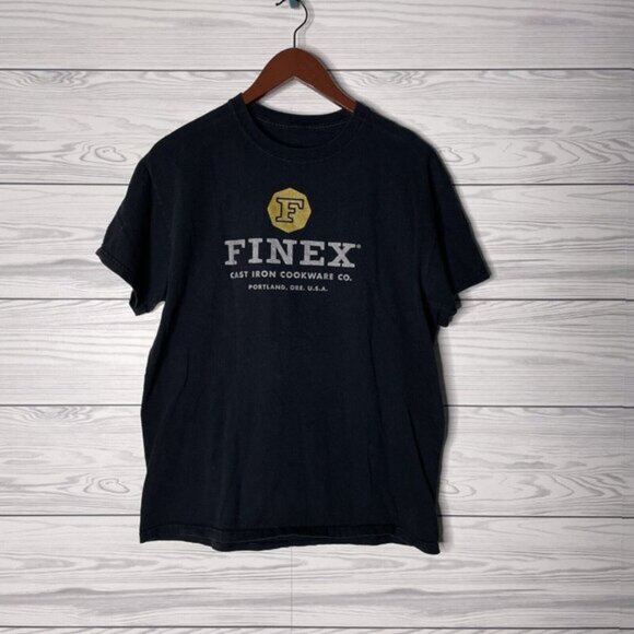 Finex Other - Finex Cast Iron Cookware Graphic Print Black Short Sleeve Tee Shirt Adult Medium
